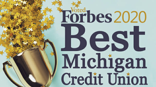 Forbes 2020 Best MI Credit Union