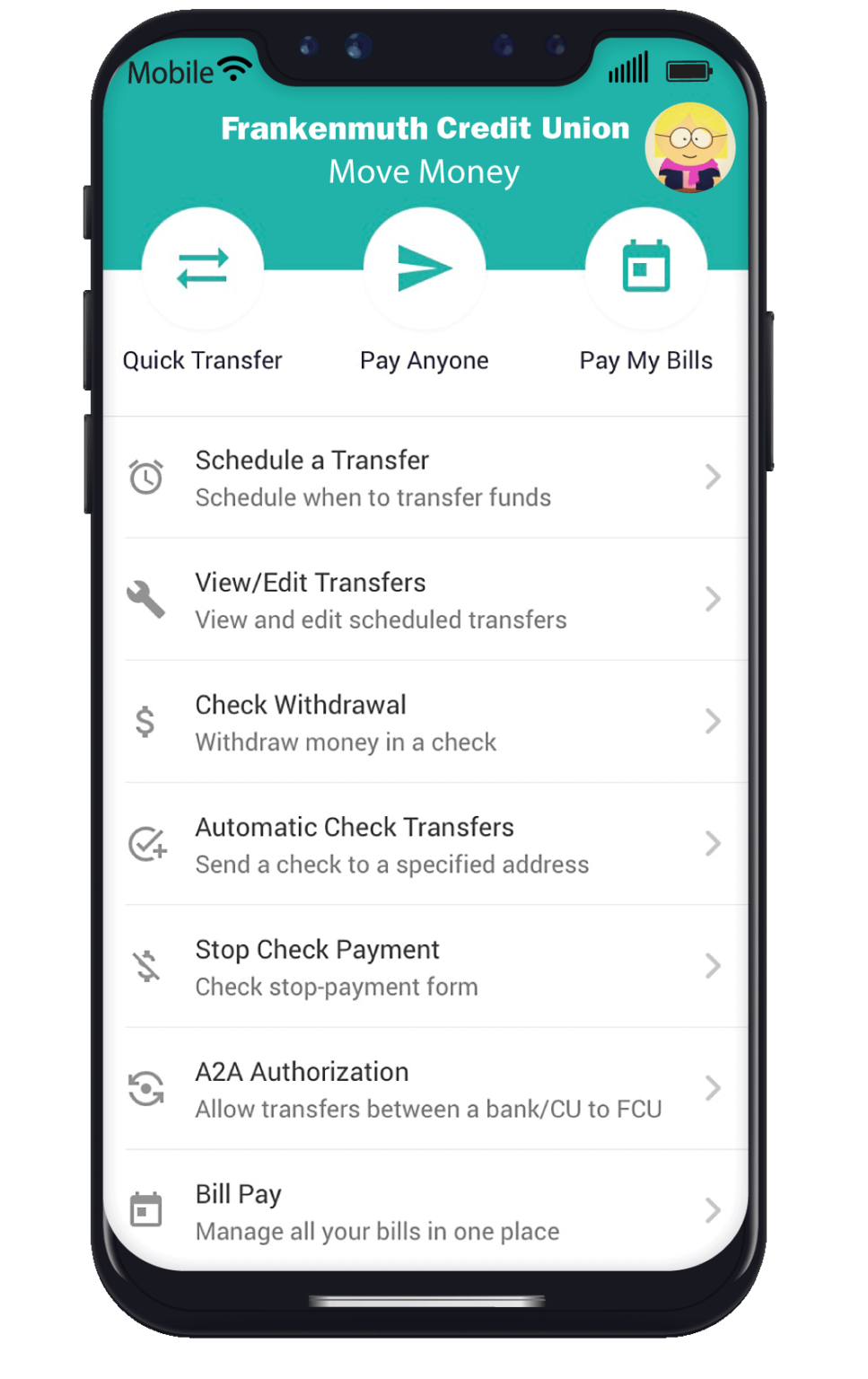 Mobile Banking Frankenmuth Credit Union