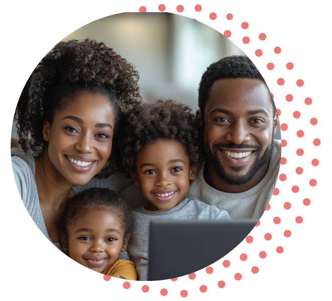 familylegalkarma Happy family with two young children.