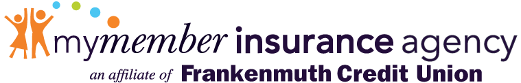 My Member Insurance agency logo. An affiliate of Frankenmuth Credit Union.