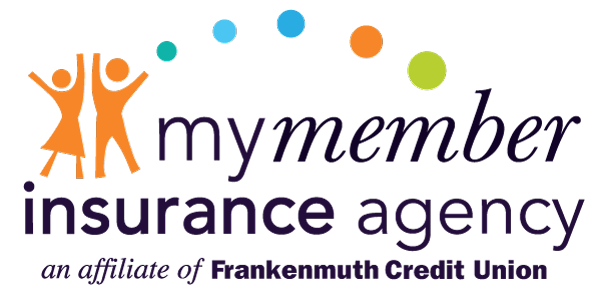 My Member Insurance agency logo. An affiliate of Frankenmuth Credit Union.